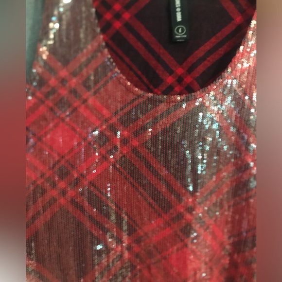 Agnes & Dora 🎁 Red Plaid Tank - Picture 6 of 11